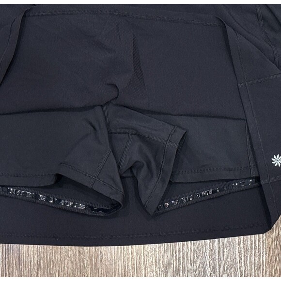 Athleta Action Skort Size 1X Black High Rise Pockets Dobby 14.5" NEW - Picture 8 of 13